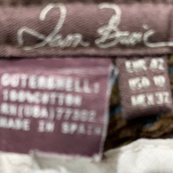 VINTAGE JEAN BASIC LOW RISE CORDUROY STRIPED PANTS SIZE 10 - Picture 10 of 10